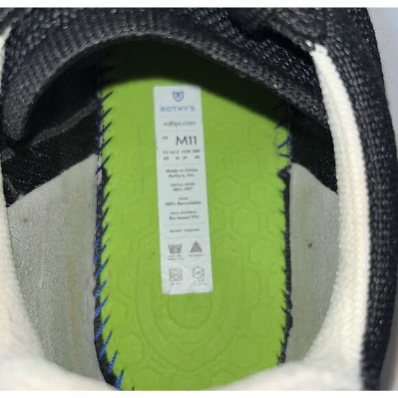 Rothy’s Men RS01‎ Sneakers Black Sz 11 - Picture 7 of 10